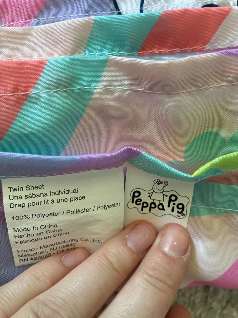Peppa Pig Twin Bed Sheets